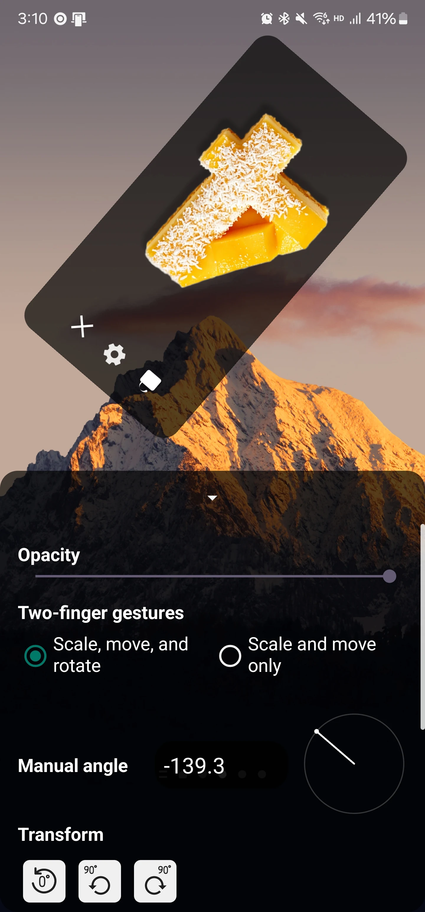FloatPicTxt screenshot