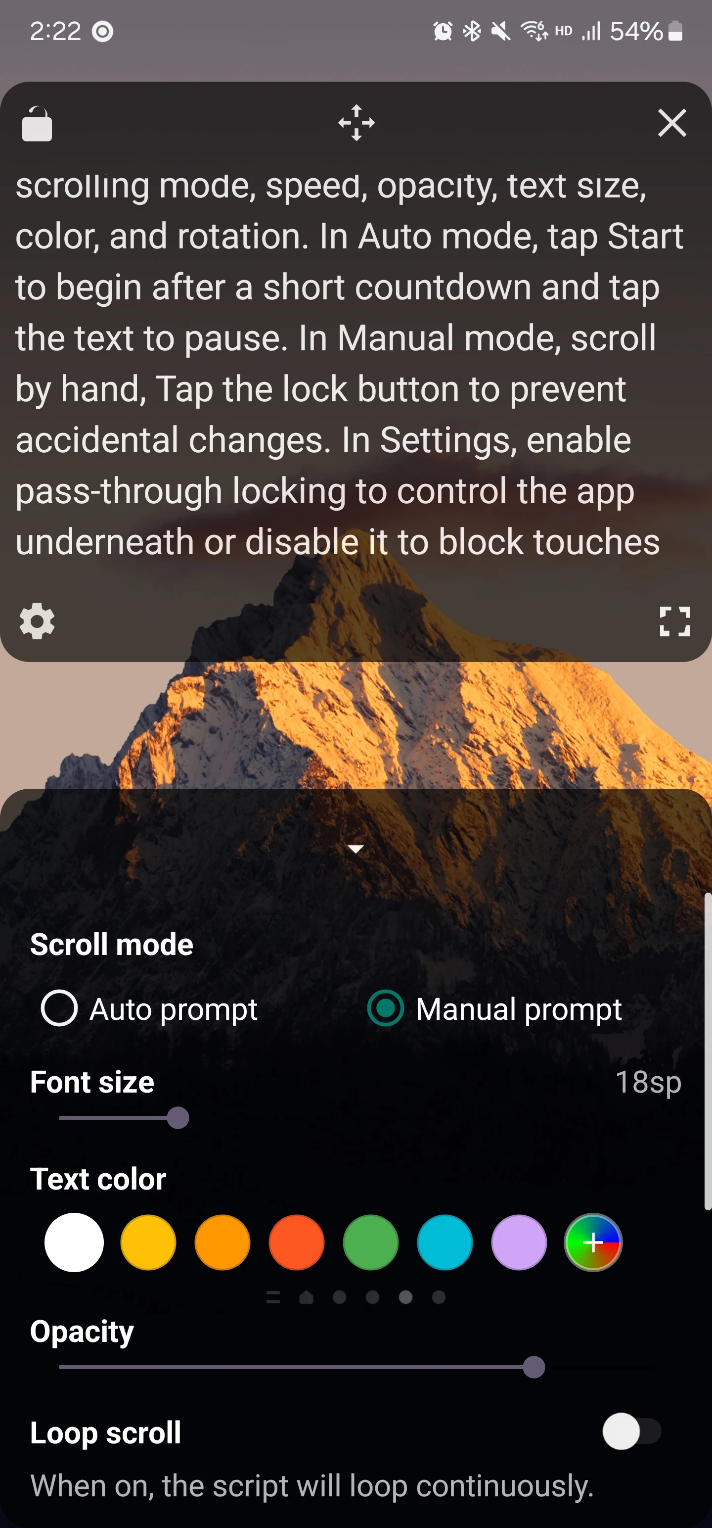 FloatPicTxt screenshot